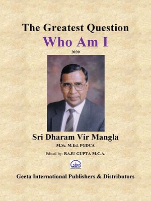 cover image of The Greatest Question 'WHO Am I'